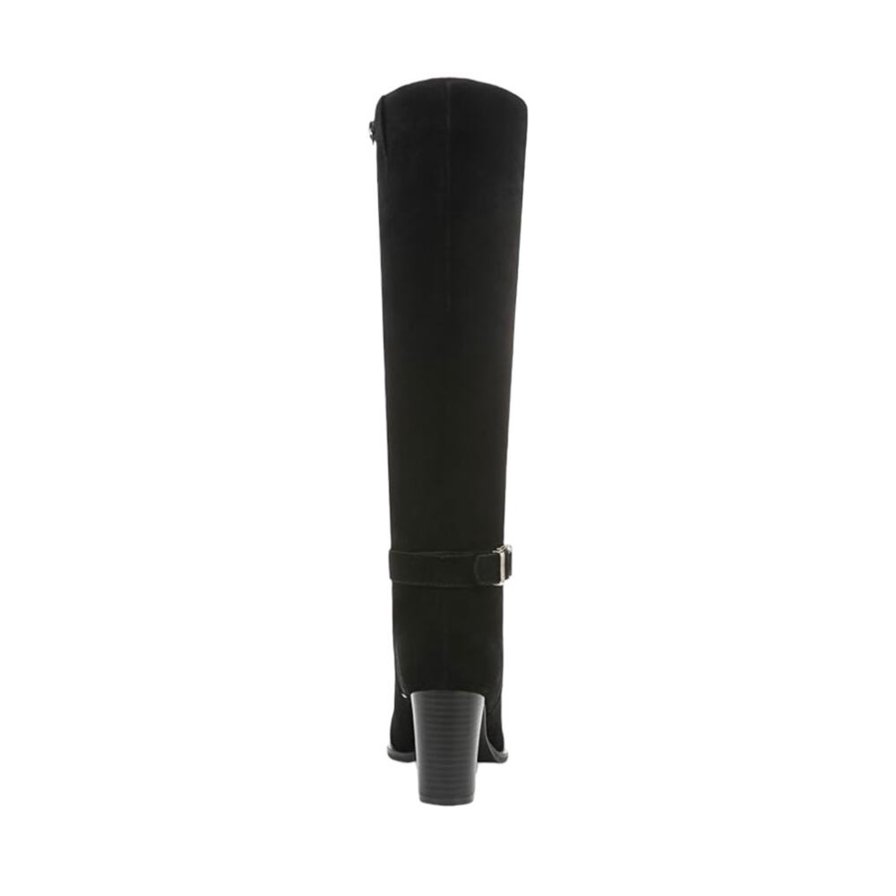 Giani Bernini Women's Lennoxx Suede Knee High Block Heel Boots Black Size 6 1/2 - Picture 3 of 3
